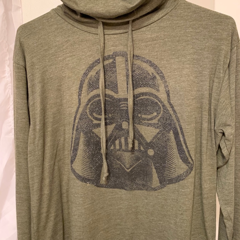 Disney Parks Darth Vader Olive Pullover